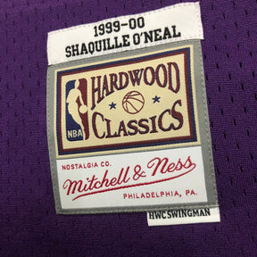 Regata Mitchell & Ness Lakers Shaquille O'Neal 1999-2000 Roxa