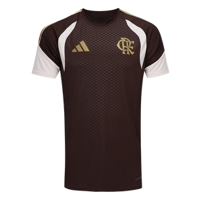 Camisa Flamengo 26/27 Treino Marrom - Adidas Versão Torcedor