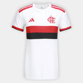 Camisa Flamengo I 26/27 s/n Torcedor Adidas Feminina - Branco