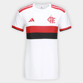 Camisa Flamengo I 26/27 s/n Torcedor Adidas Feminina - Branco