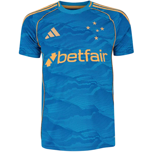 Camisa Cruzeiro III 25/26 Torcedor Adidas Masculina - Azul
