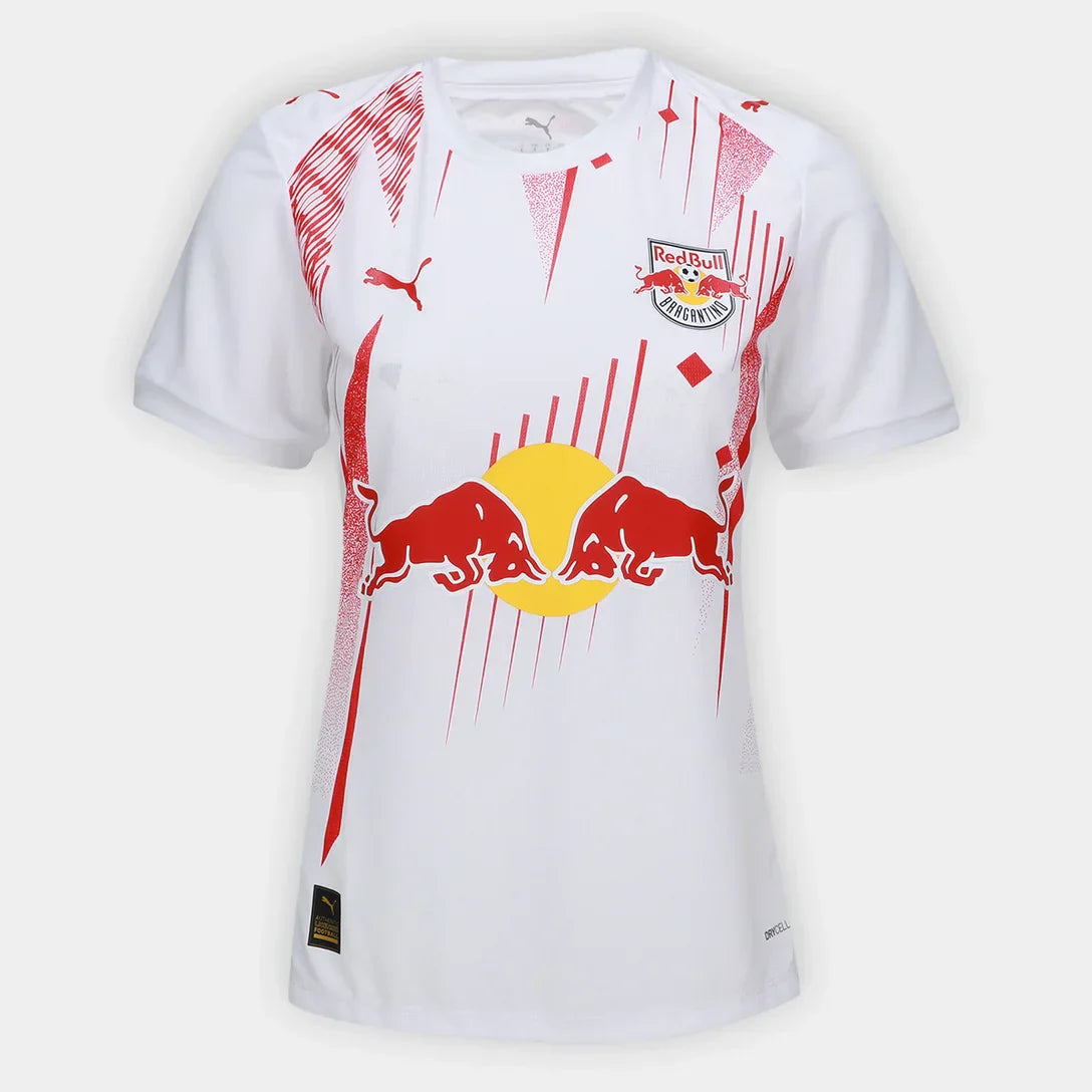 Camisa Red Bull Bragantino I 26/27 s/n Torcedor Puma Feminina - Branco