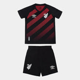 Kit Infantil Athletico Paranaense I 26/27 Umbro - Preto+Vermelho