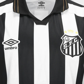 Camisa Santos II 26/27 s/n Torcedor Umbro Masculina - Branco+Preto