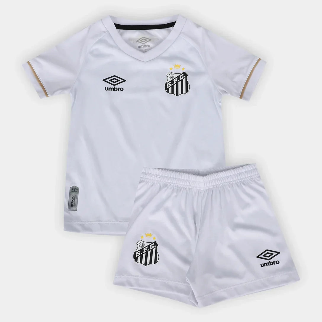 Kit Infantil Santos I 26/27 s/n Umbro - Branco+Bronze