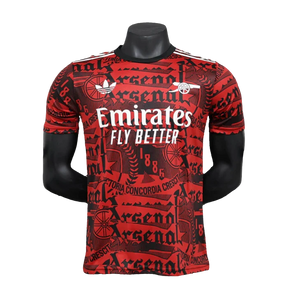 Camisa de treino do Arsenal 25/26 - Vermelho escuro - Versão de jogador