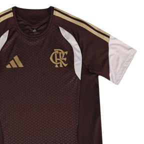 Camisa Flamengo 26/27 Treino Marrom - Adidas Versão Torcedor